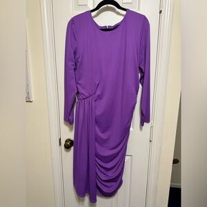 Eloquii Long Sleeve Dress in purple Women’s Size 14